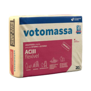 ARGAMASSA VOTORAN EXTERNA AC-III 20KG BRANCA