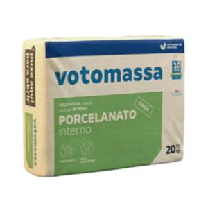 ARGAMASSA VOTORAN PORCELANATO INTERNA CINZA 20KG