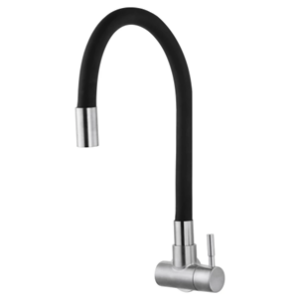 6093 TORNEIRA LEAO PAREDE COZINHA ACO INOX 304 COLOR BLACK