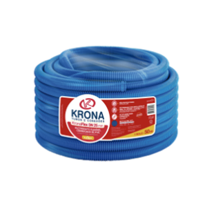 MANGUEIRA CORRUG. 3/4 MT AZUL KRONA
