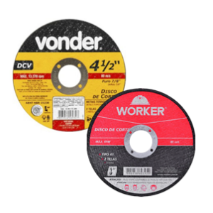 DISCO DE CORTE P/ FERRO 4.1/2 VONDER/WORKER