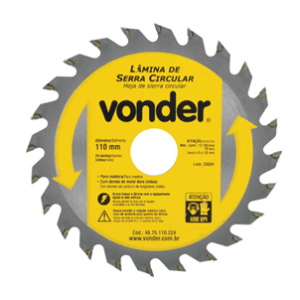 DISCO DE SERRA VONDER 110MM-24 DEMTES