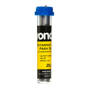 ESTANHO FIO 1MM 63X37 TUBINHO 25G VONDER