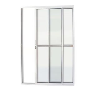 PORTA RELI CORRER 2 FOLHAS 1,20X2,10 BRANCA