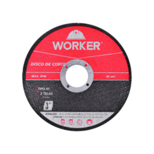 DISCO DE CORTE P/ FERRO 7 WORKER