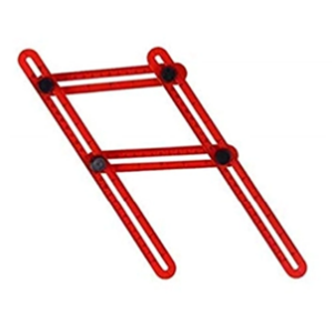 ESQUADRO PLASTICO AJUSTAVEL 2 REGUAS WORKER