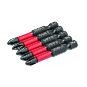 BITS P/ PARAFUSADEIRA PHILLIPS PH2 C/5UN WORKER