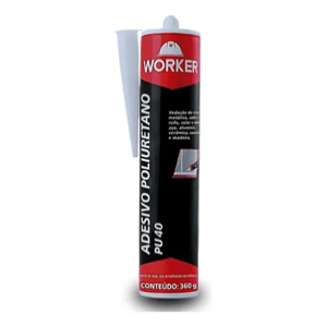 ADESIVO SELANTE PU40 GERAL 360G PR - WORKER
