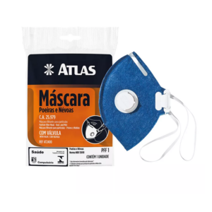 MASCARA FILTRADORA COM VALVULA ATLAS