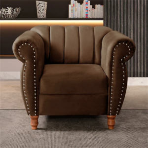 POLTRONA MARROM RETRO