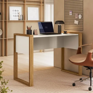MESA OFFICE QMOVE - FREIJO/OFF WHITE