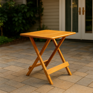 MESA EUCALIPTO 75X75