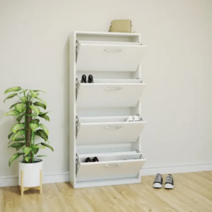 SAPATEIRA COMPACTA 4 PORTAS BRANCA AGNE