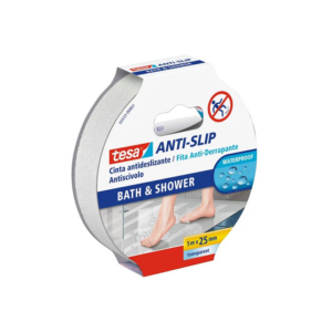 FITA ANTIDERRAPANTE BANHEIROS 25mm x 5m TRANSPARENTE TESA