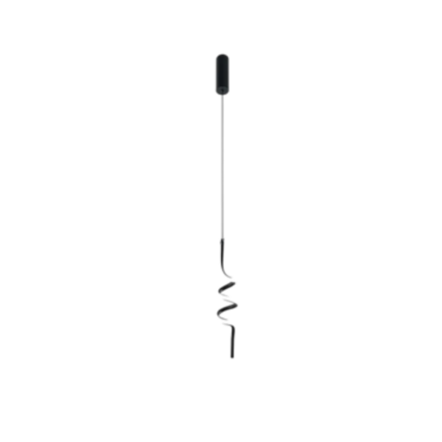 PENDENTE LED DELI 6500K 10W PRETO TASCHIBRA